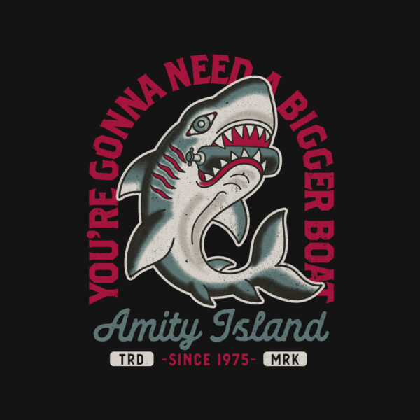 Amity Island Shark Tattoo - Image 4