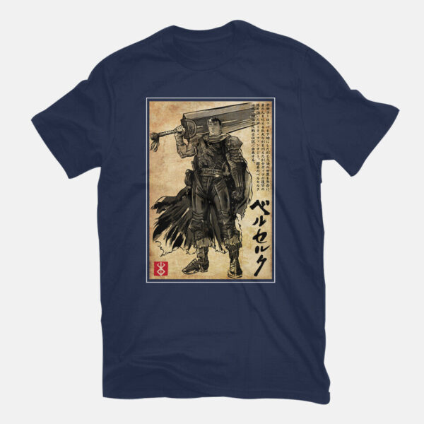 Black Swordsman Woodblock - Image 7