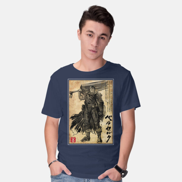 Black Swordsman Woodblock - Image 6