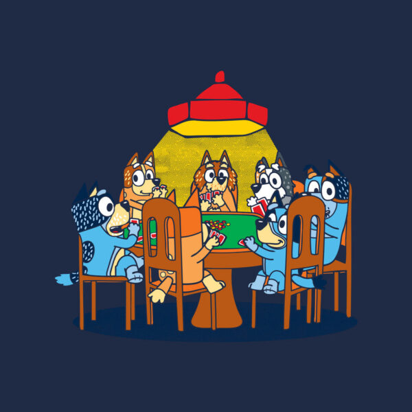 Heelers Playing Poker - Image 8