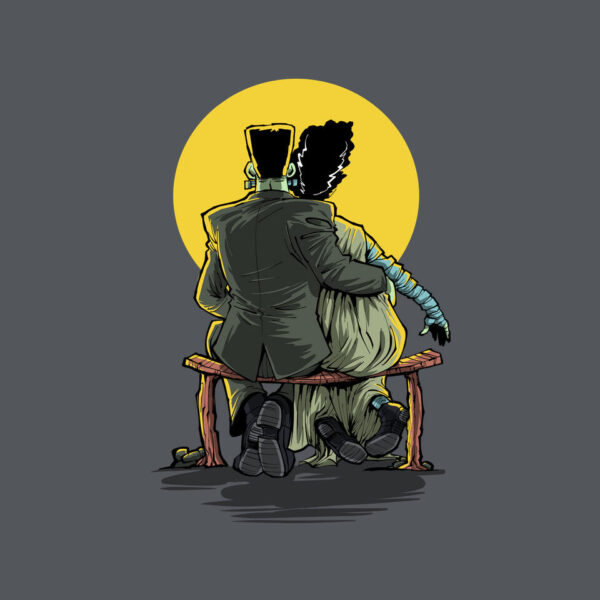 Monster And Bride Gazing At The Moon - Image 4