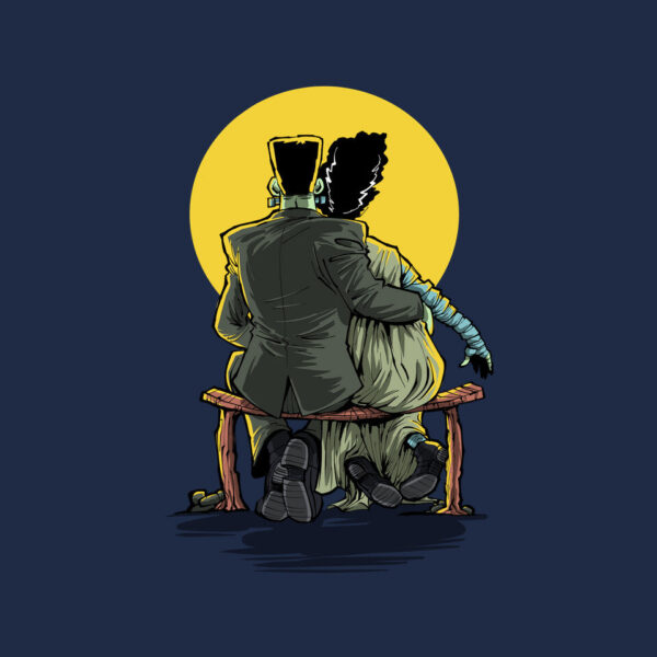 Monster And Bride Gazing At The Moon - Image 9