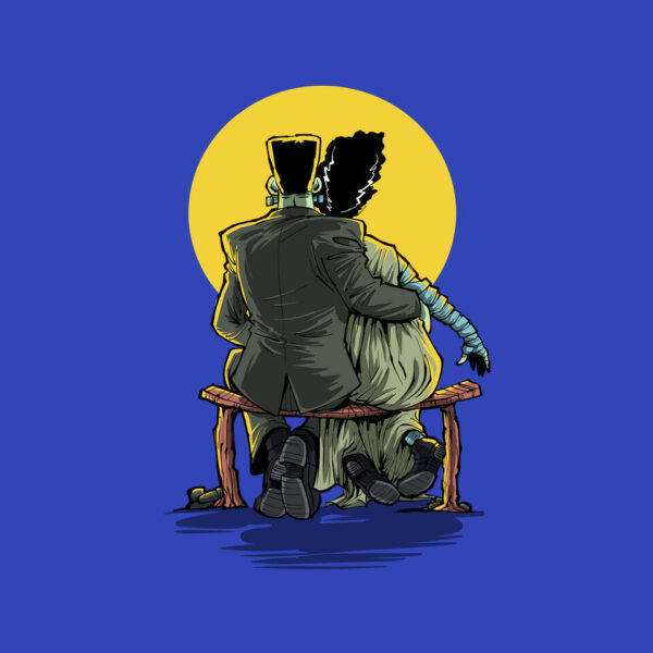Monster And Bride Gazing At The Moon - Image 14