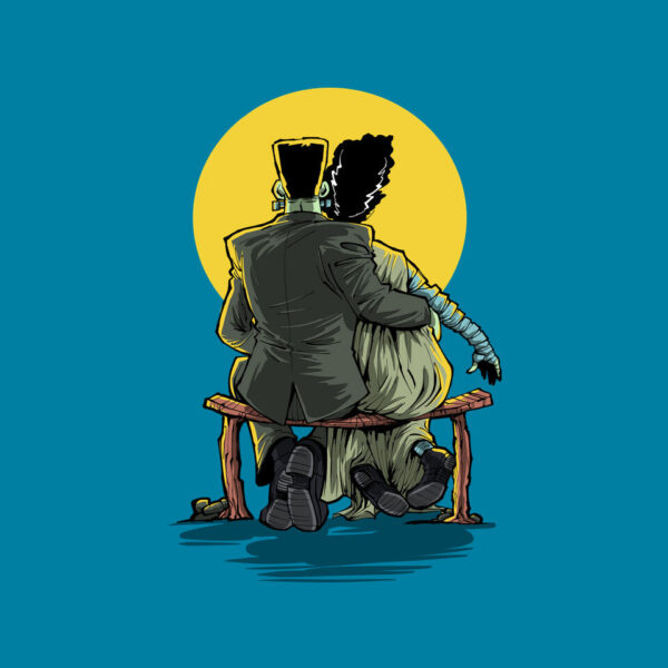 Monster And Bride Gazing At The Moon - Image 19