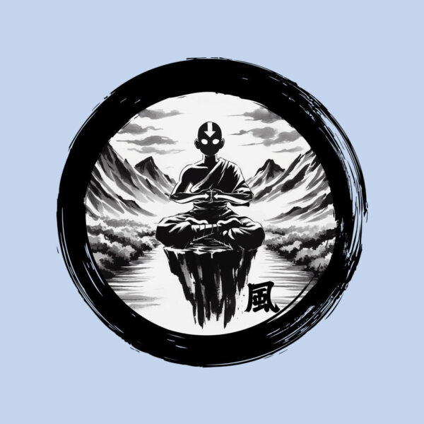 The Air Nomads Sumi-e - Image 8