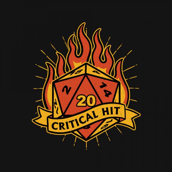 RPG Fire Dice Tattoo - Image 4