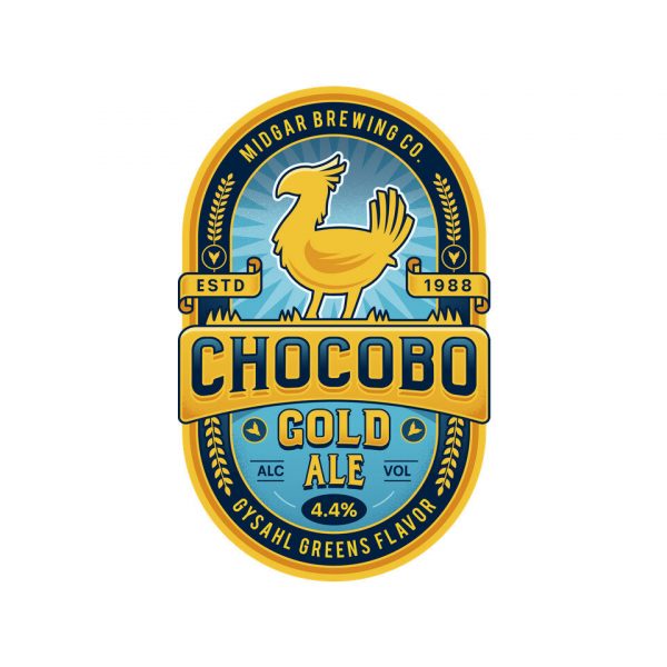 Chocobo Gold Beer Emblem - Image 16