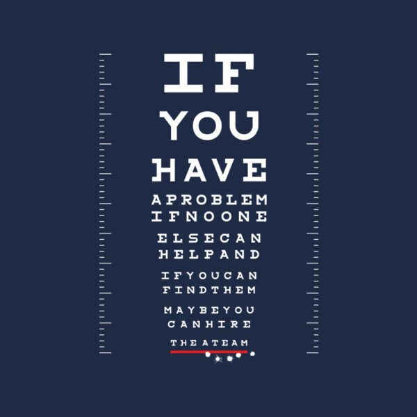 A Team Eye Chart - Image 8