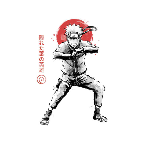 Hero Of The Hidden Leaf Sumi-e - Image 4