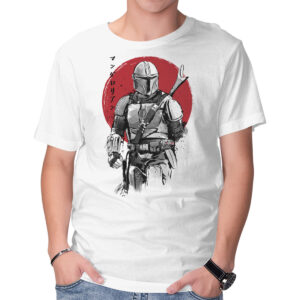 Mandalorian Bounty Hunter Sumi-e