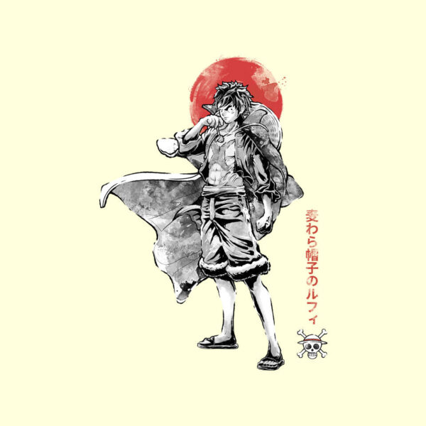 Straw Hat Captain Sumi-e - Image 12