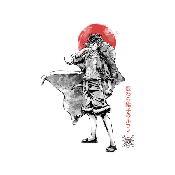 Straw Hat Captain Sumi-e - Image 4