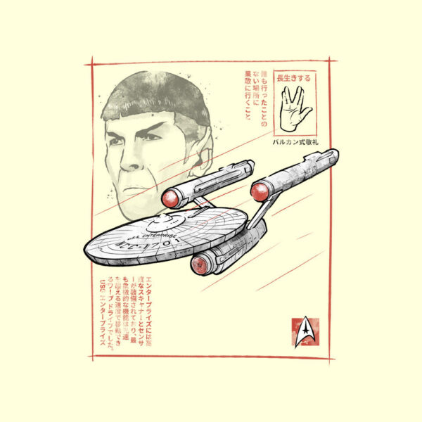 USS Enterprise Sumi-e - Image 12
