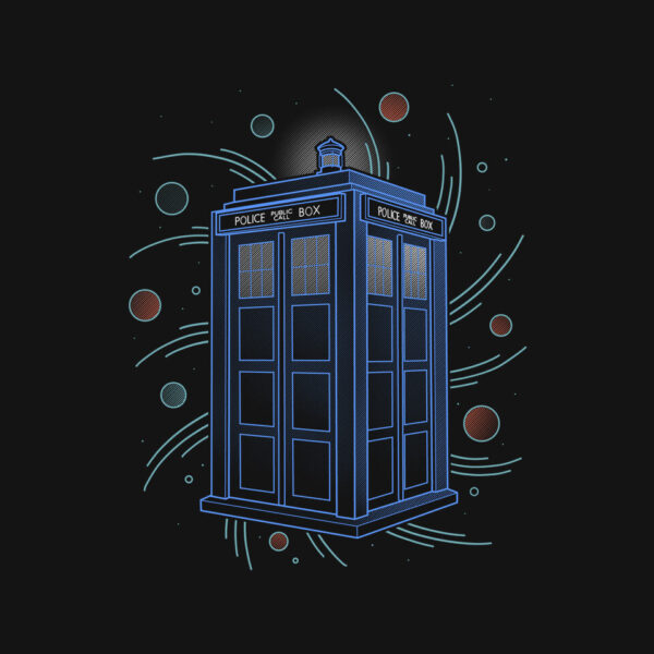Neon Line-Art Time And Space Box - Image 8