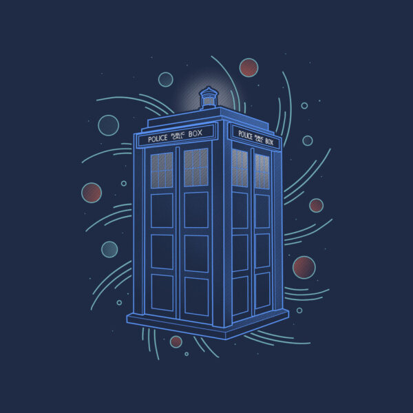 Neon Line-Art Time And Space Box - Image 4