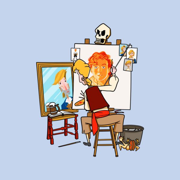 Guybrush Triple Self-Portrait - Image 16