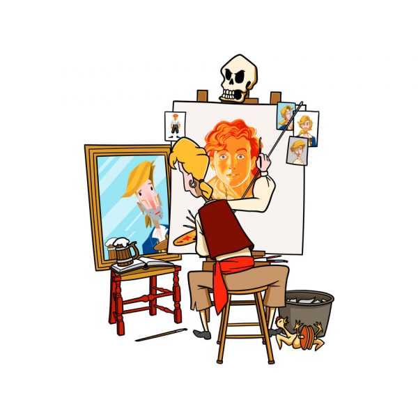 Guybrush Triple Self-Portrait - Image 8