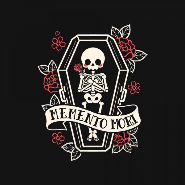 Memento Mori Cute Skeleton - Image 4