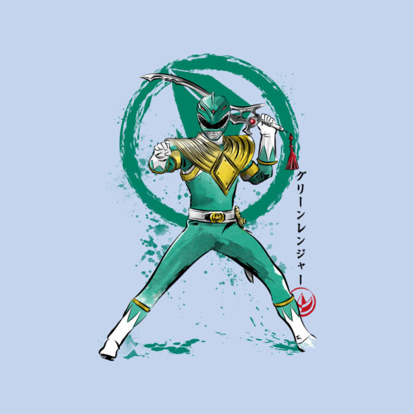 Green Ranger Sumi-e - Image 12
