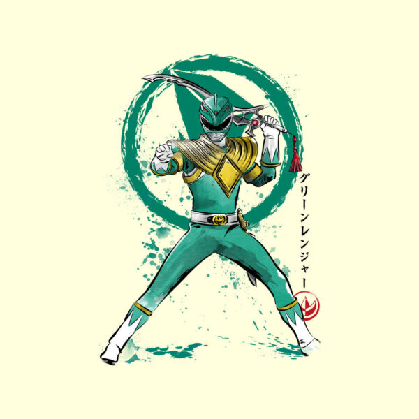 Green Ranger Sumi-e - Image 16