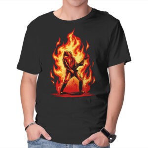 Burning Guitar