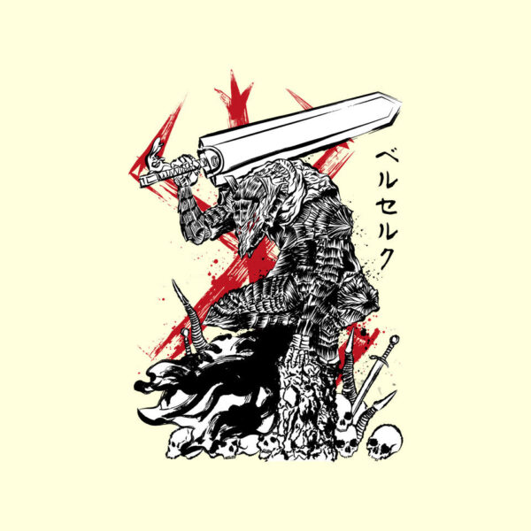 Lone Swordsman Sumi-e - Image 12