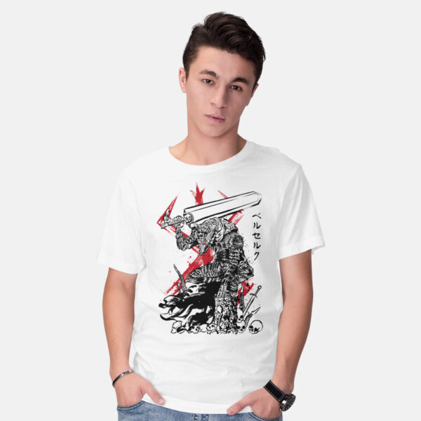 Lone Swordsman Sumi-e - Image 2
