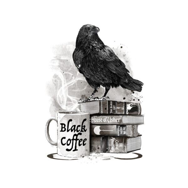 Coffee, Raven And Poe - Image 4