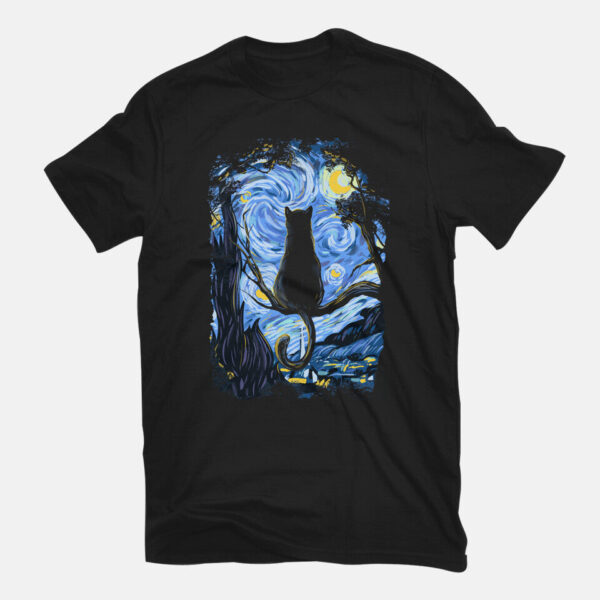 Cat Starry Night - Image 3