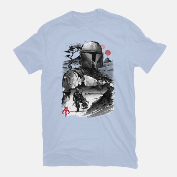 Bounty Hunter In The Desert Sumi-e - Image 15