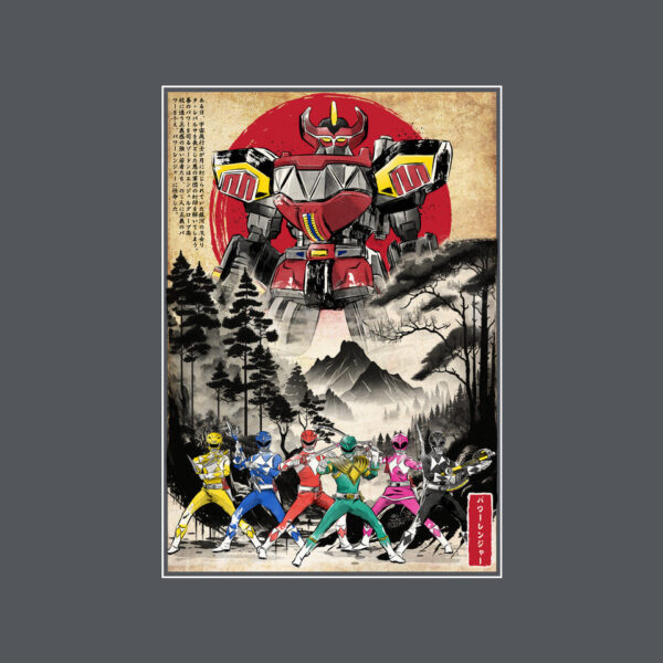 Rangers In Japan Woodblock - Image 12