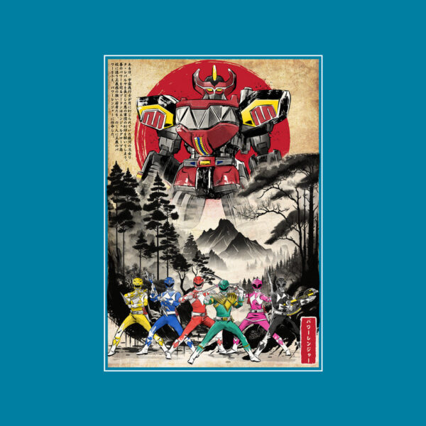 Rangers In Japan Woodblock - Image 20