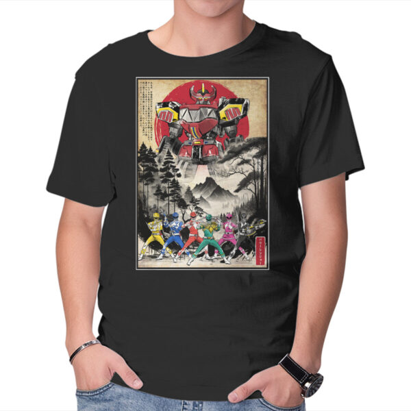 Rangers In Japan Woodblock