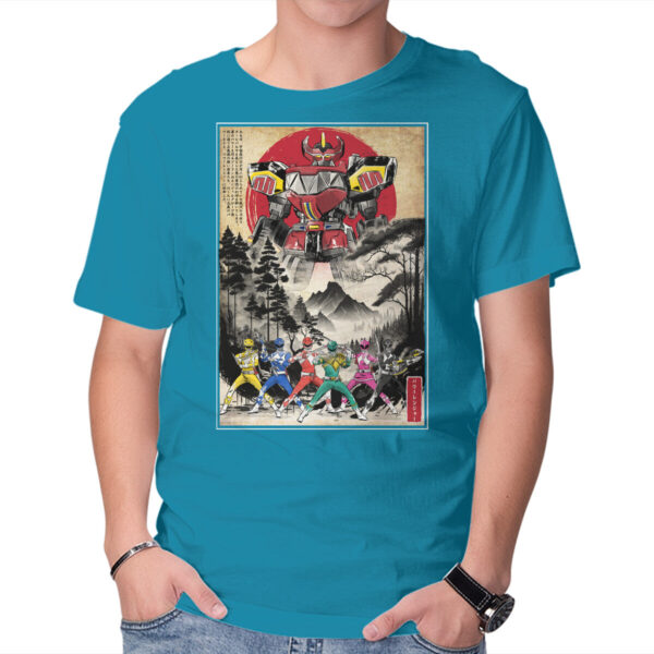 Rangers In Japan Woodblock - Image 17