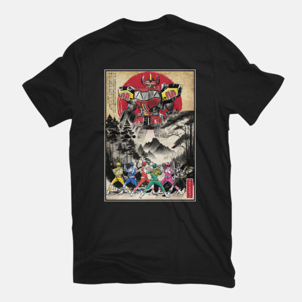 Rangers In Japan Woodblock - Image 3