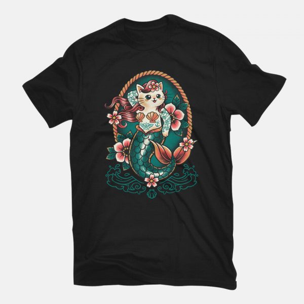 Mermaid Cat Tattoo - Image 3