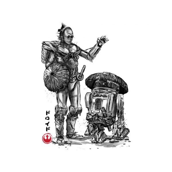 Samurai Droids Sumi-e - Image 4