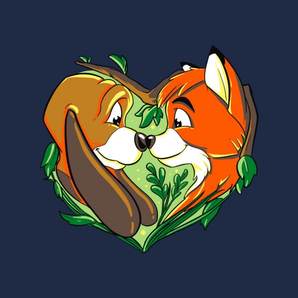 Dog And Fox Friendship - Image 12