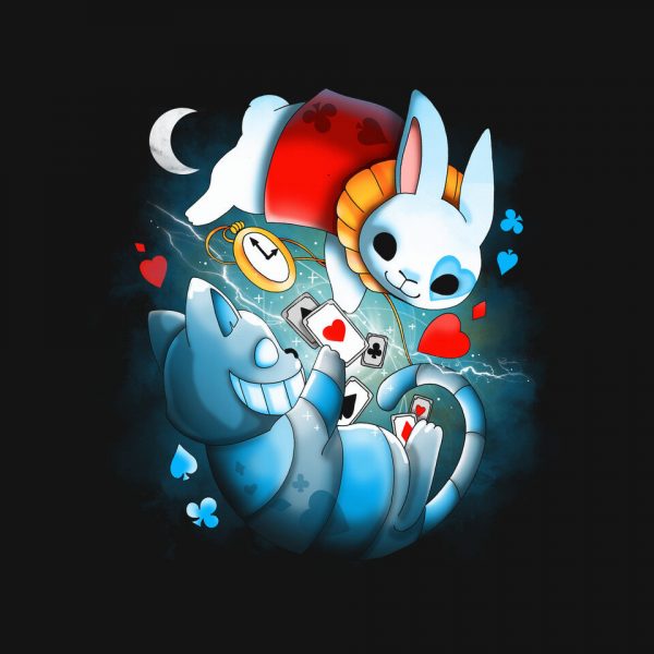 Cheshire And White Rabbit - Image 4