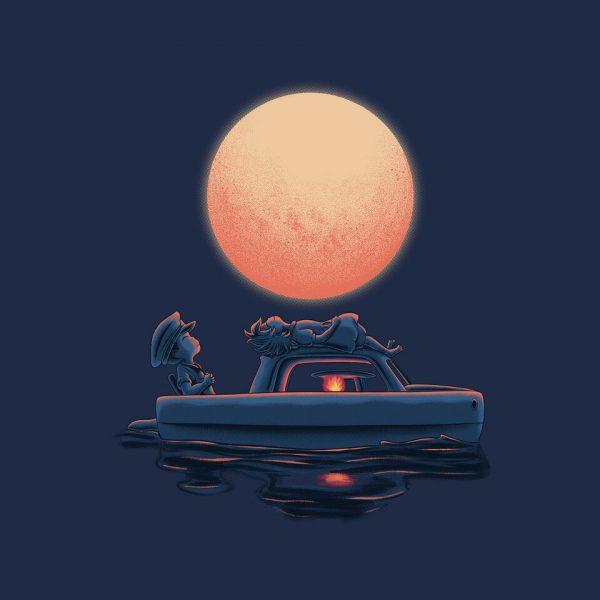 Boat Under The Moon - Image 9
