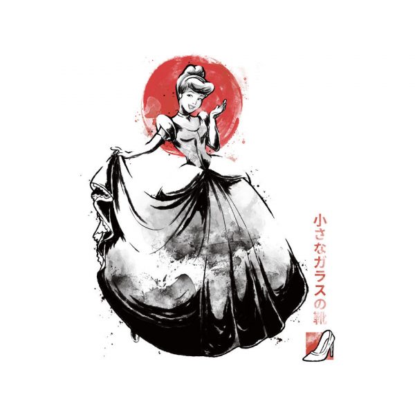 Moonlit Maiden Sumi-e - Image 4