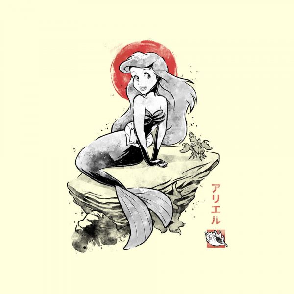 Queen Of The Wave Sumi-e - Image 16
