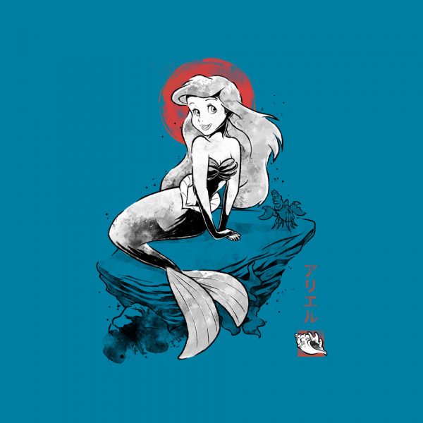 Queen Of The Wave Sumi-e - Image 8