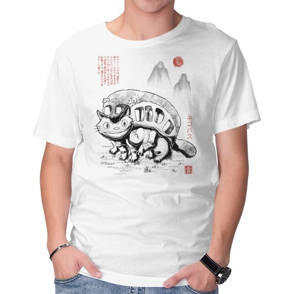 Cat Bus Sumi-e