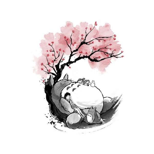 Sakura Neighbor Sumi-e - Image 4