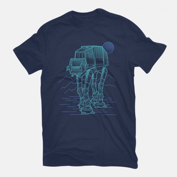 Neon Line-Art Armored Walker - Image 7