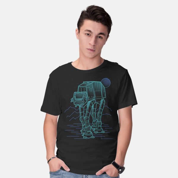 Neon Line-Art Armored Walker - Image 2