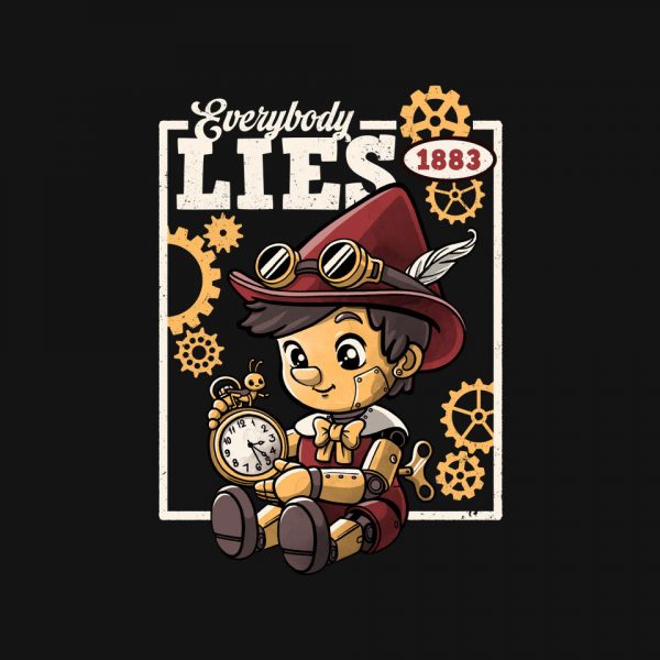 Pinocchio Steampunk Lies - Image 4
