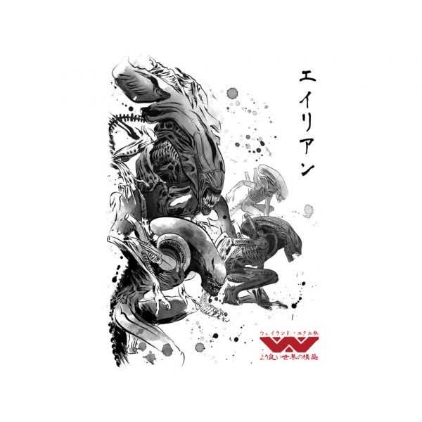 Xenomorphs Invasion Sumi-E - Image 4
