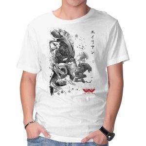 Xenomorphs Invasion Sumi-E